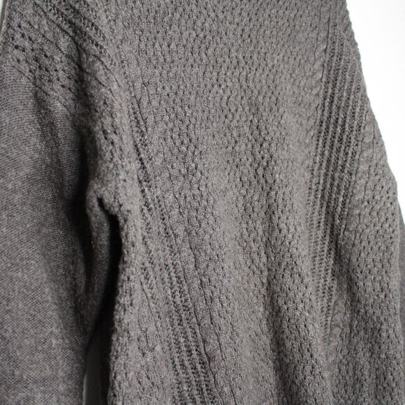 89th & Madison Sweater Scoop Neck High Low 1x Gray - Picture 7 of 8